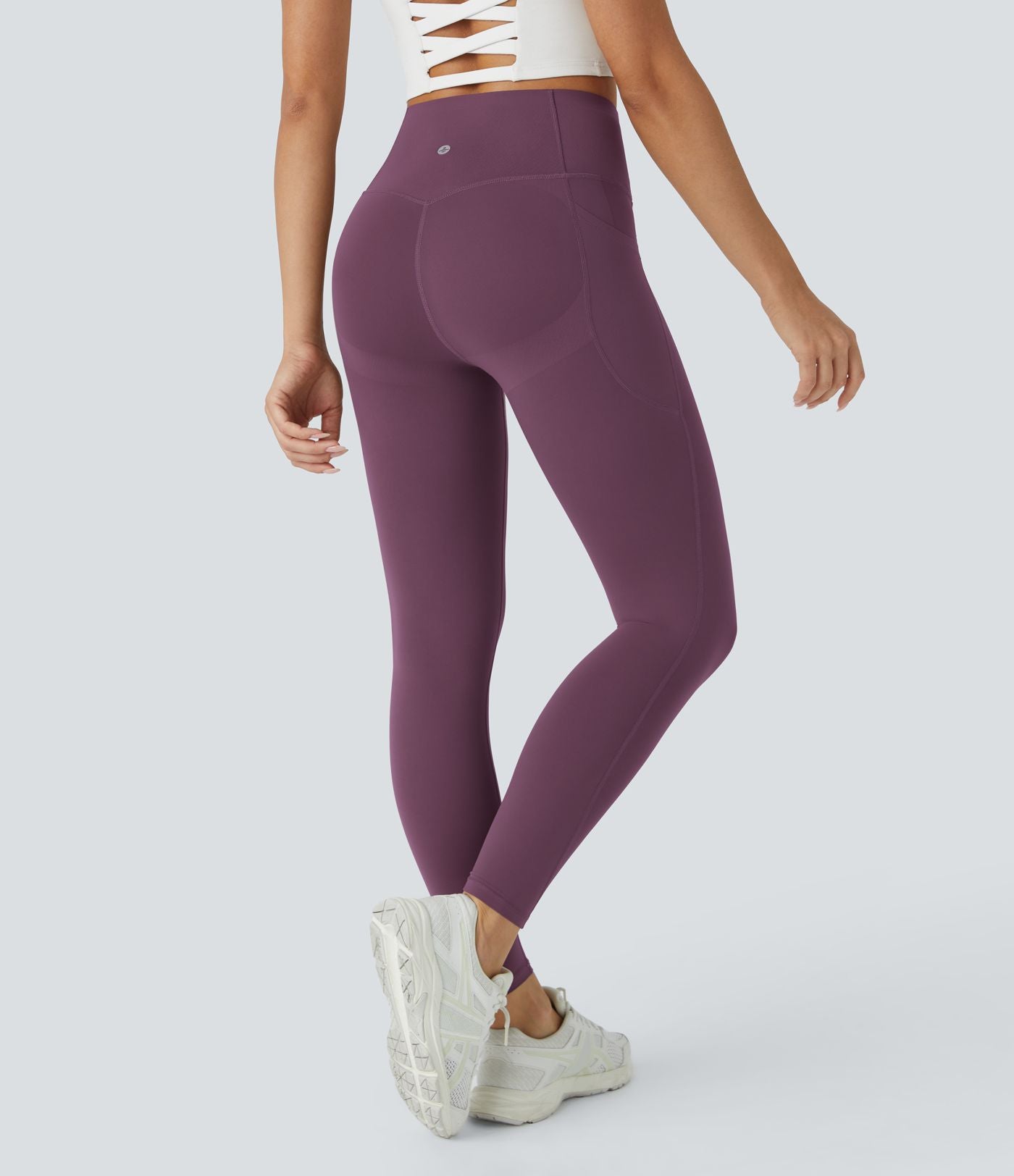 Burgundy CurveLift shapewear tights tummy control butt lifting