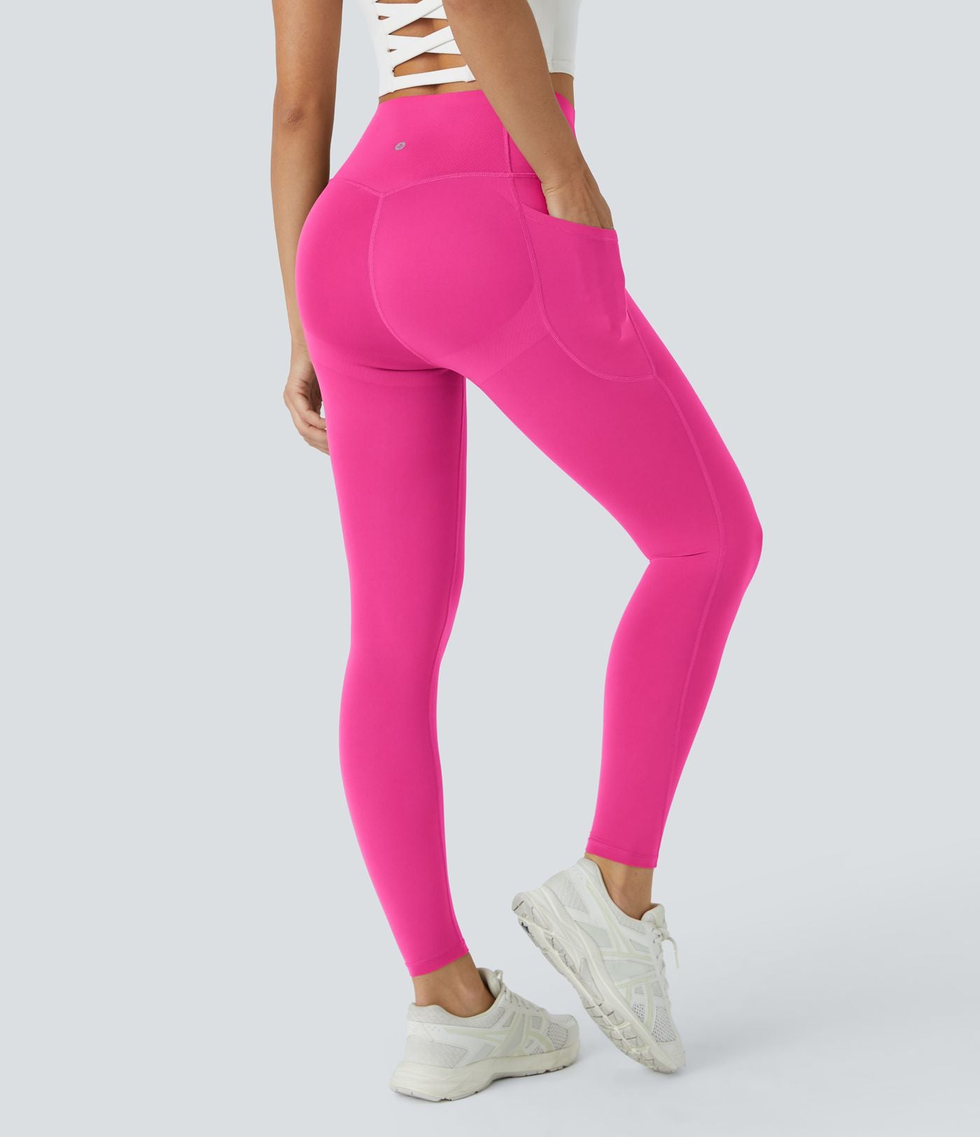 Hot Pink CurveLift shapewear tights tummy control butt lifting