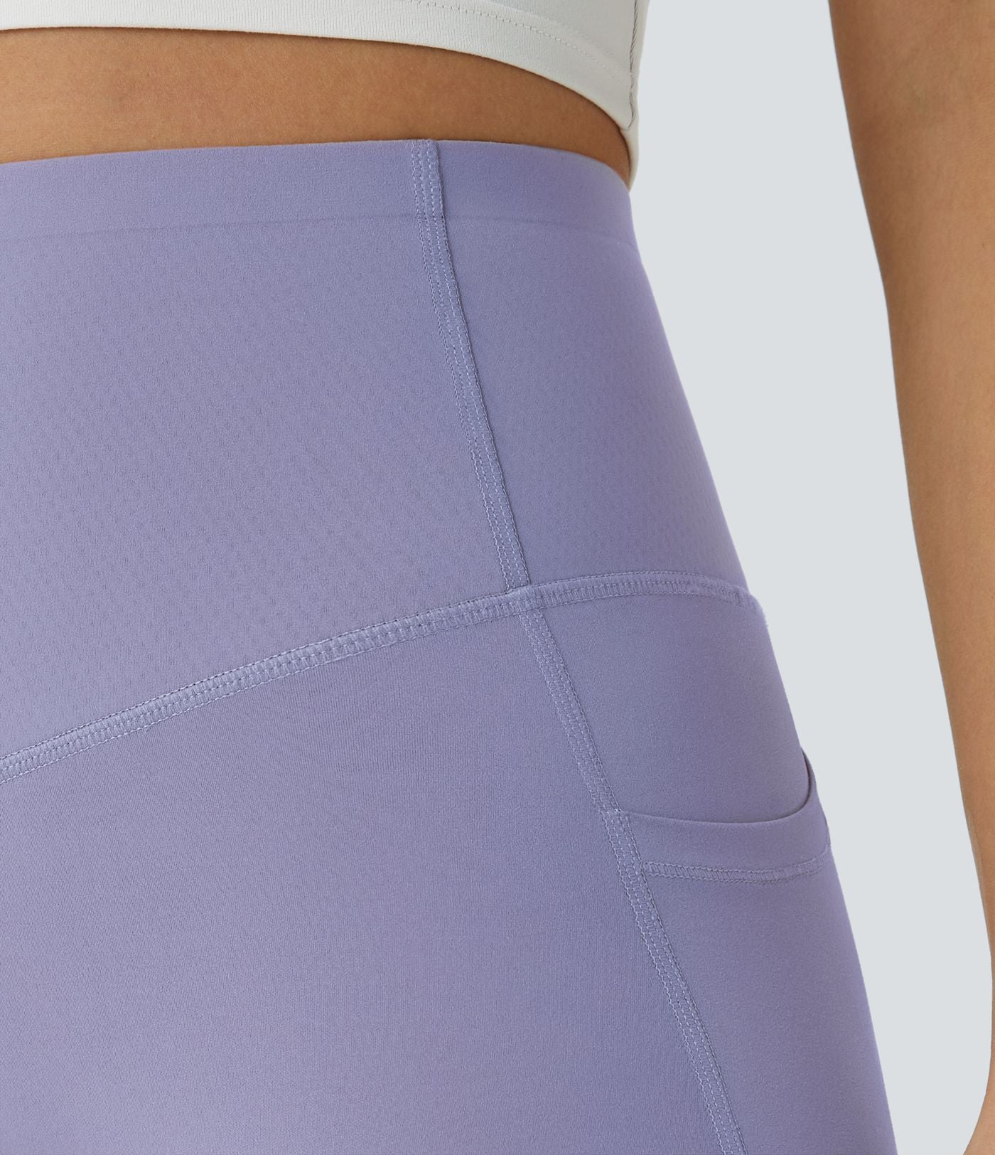 Pastel Purple CurveLift shapewear tights tummy control butt lifting