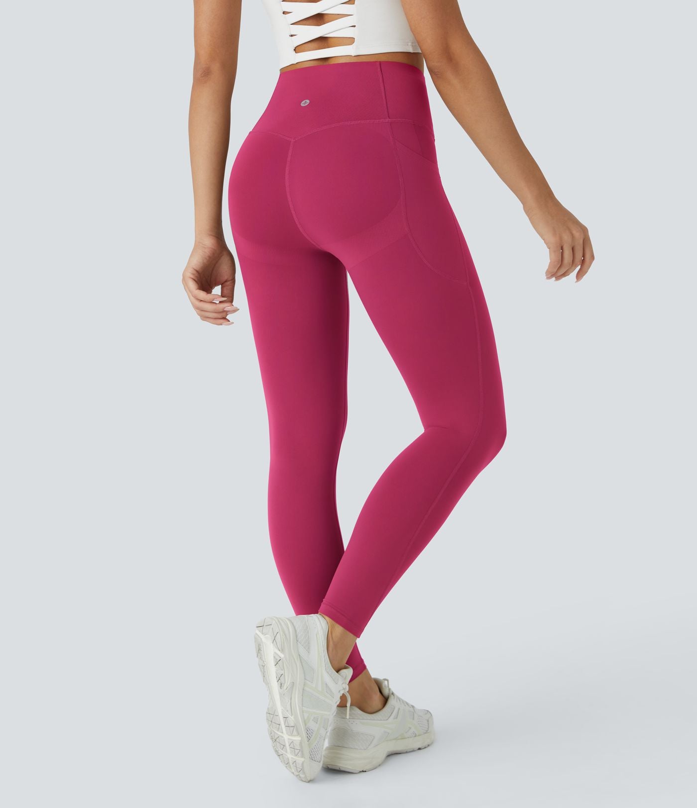 Pink CurveLift shapewear tights tummy control butt lifting