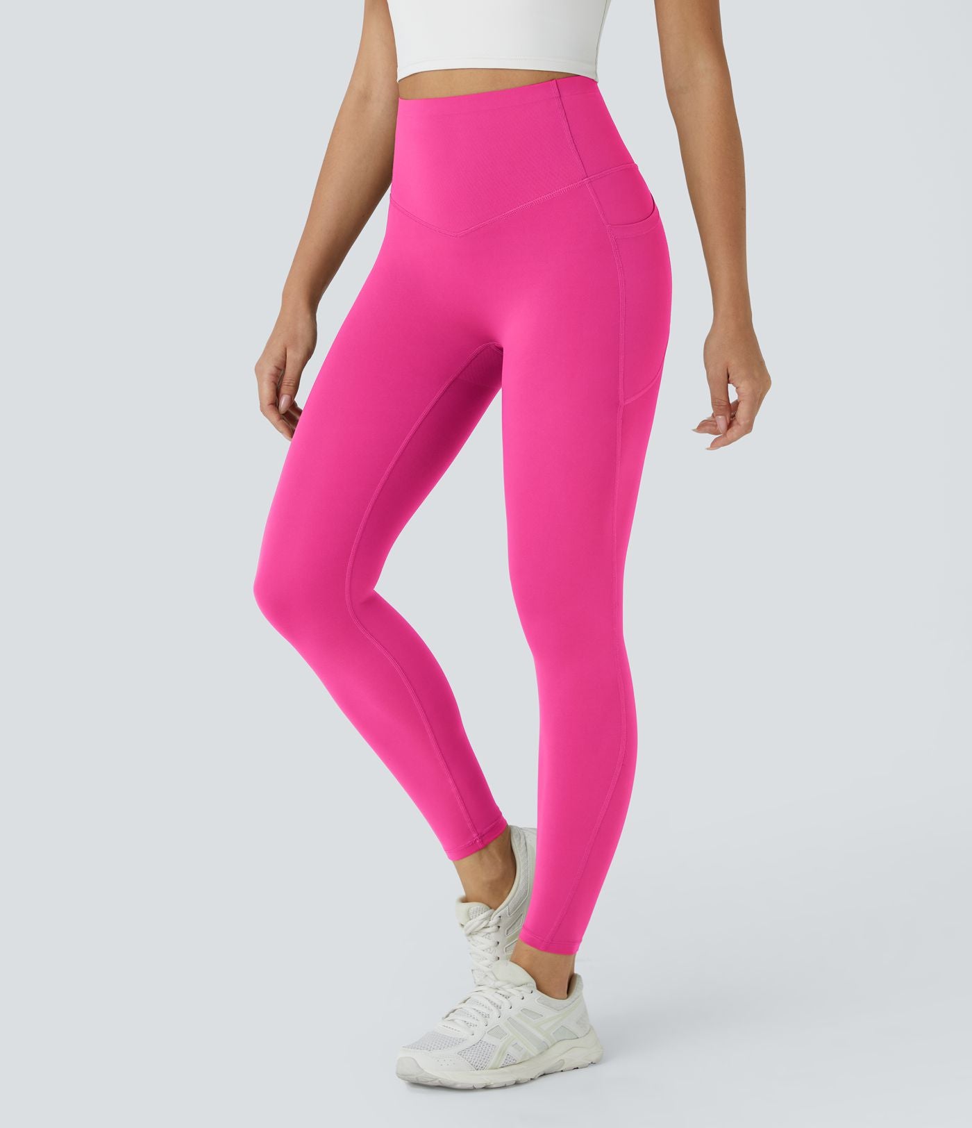 Hot Pink CurveLift shapewear tights tummy control butt lifting