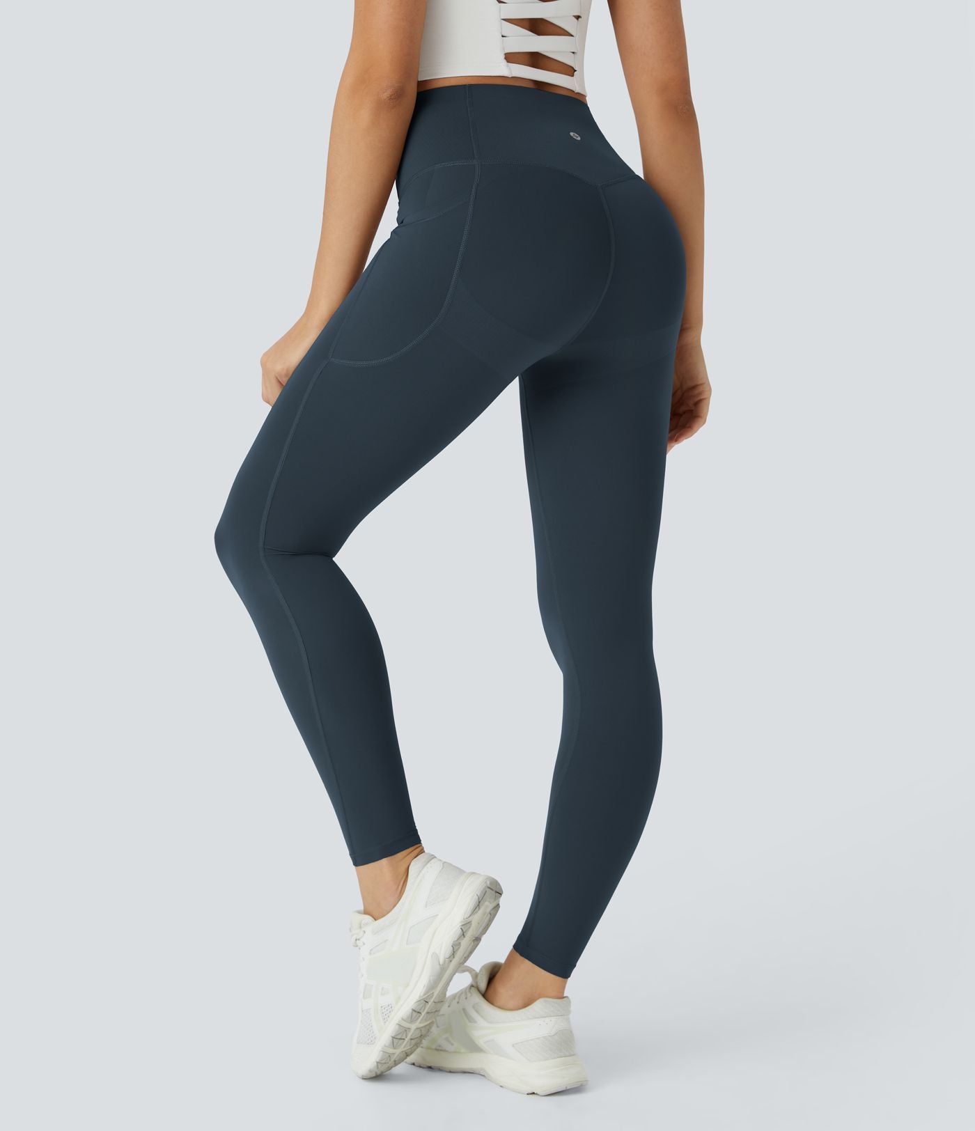Navy CurveLift shapewear tights tummy control butt lifting