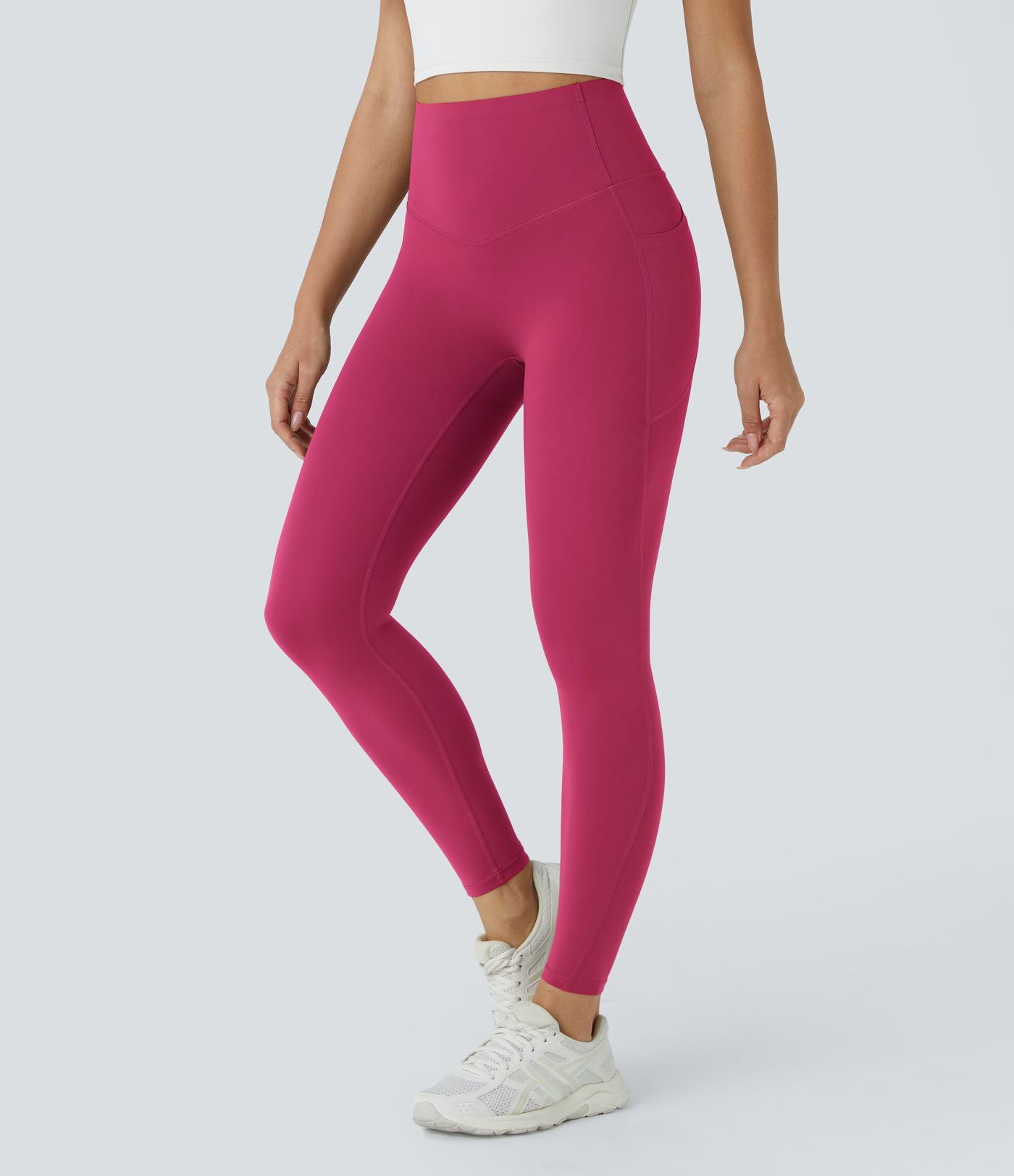 Hot Pink CurveLift shapewear tights tummy control butt lifting