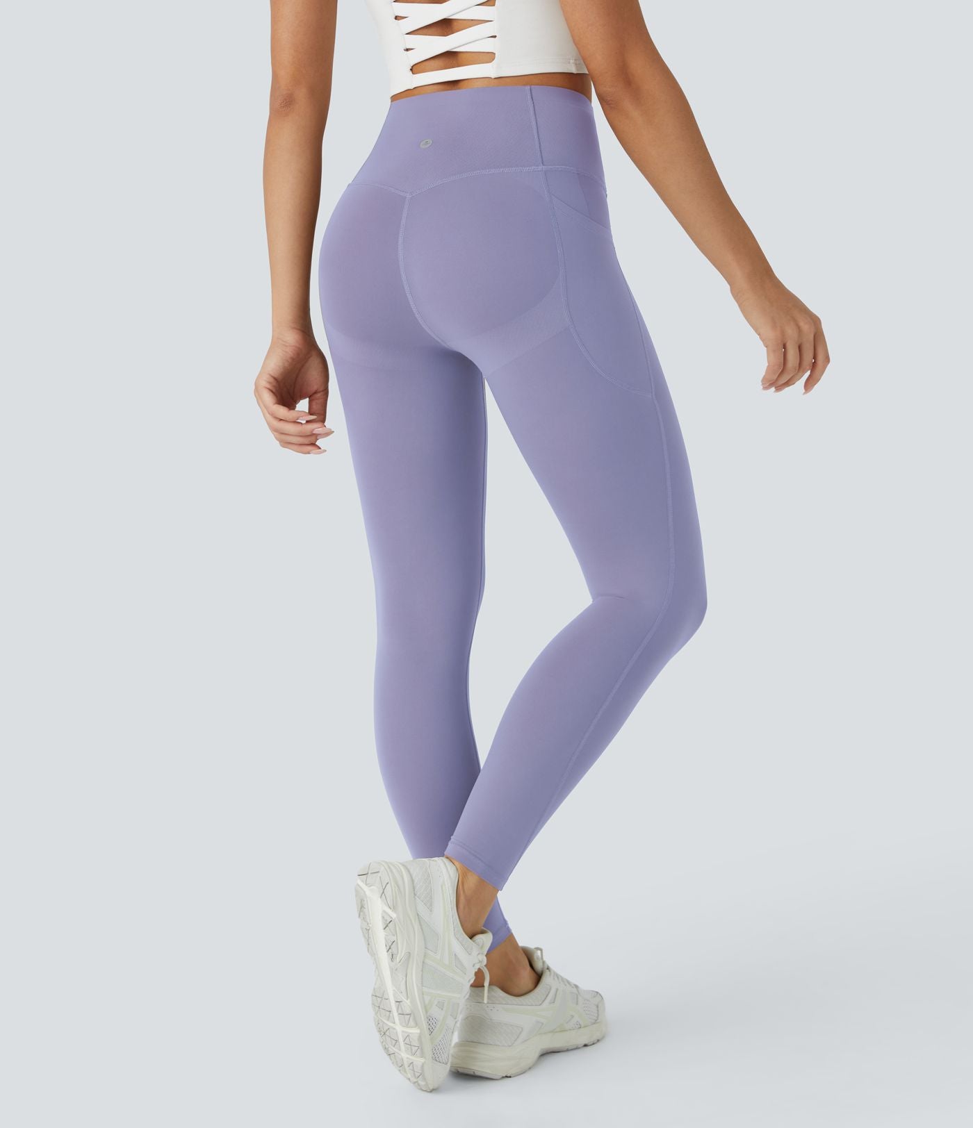 Light Purple CurveLift shapewear tights tummy control butt lifting